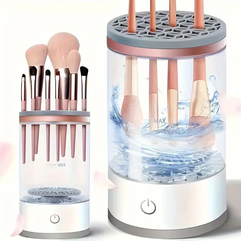 Beauty Makeup Brushes - เครื่องทำความสะอาดและอบแห้งแปรงแต่งหน้าแบบใช้พลังงานจาก USB ไร้กลิ่น ไม่ใช้แบตเตอรี่ เสียบปลั๊กใช้งานได้ทันที อุปกรณ์เสริมความงามที่จำเป็นสำหรับแปรงแต่งหน้า