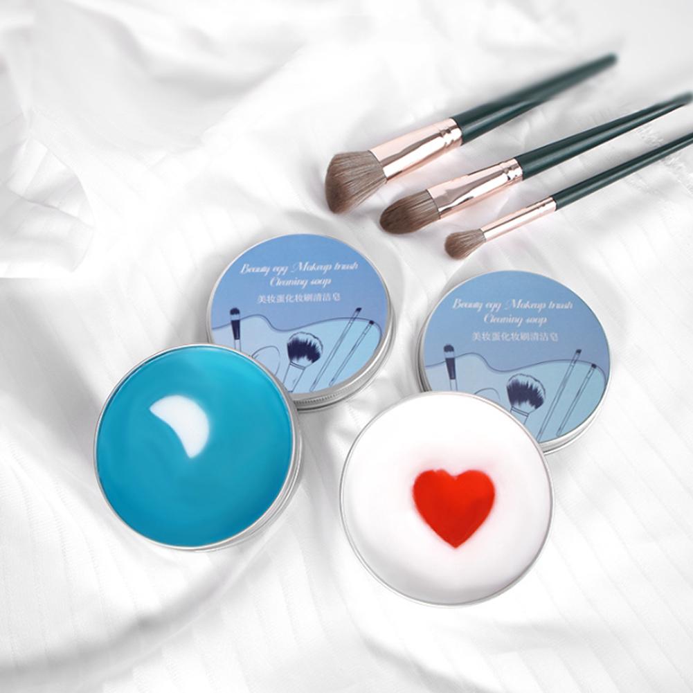 Beauty Makeup Brushes - 1 ชุด 50/100 กรัม น่ารัก รูปหัวใจ