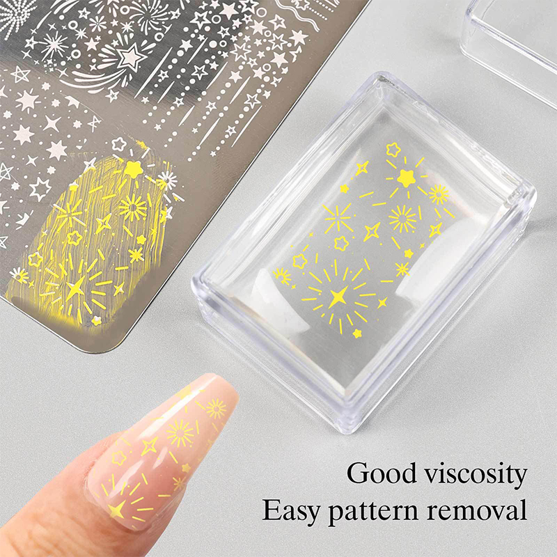 ชุดอุปกรณ์ปั๊มลายเล็บ แผ่นลายเ - Nail Art Stamping Kit บทวิจารณ์และราคา