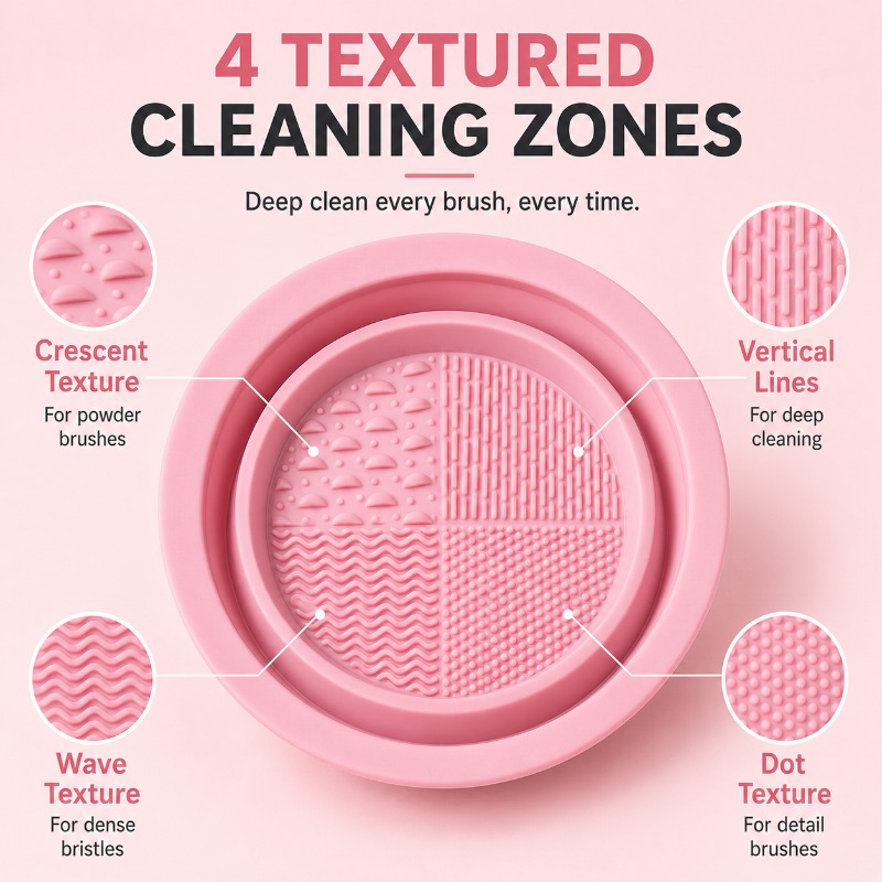 ชามทำความสะอาดแปรงแต่งหน้าซิลิ - Beauty Makeup Brushes บทวิจารณ์และราคา