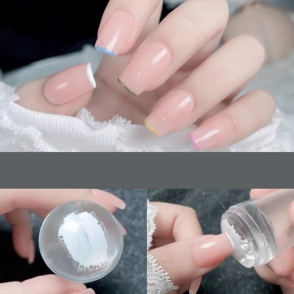 แม่พิมพ์ซิลิโคนอเนกประสงค์สำหร - Nail Art Stamping Kit บทวิจารณ์และราคา