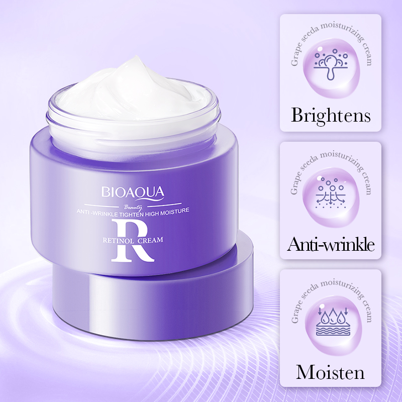 BIOAQUA เรตินอลชุดดูแลผิวครีมบ - Anti-Aging Face Cream บทวิจารณ์และราคา