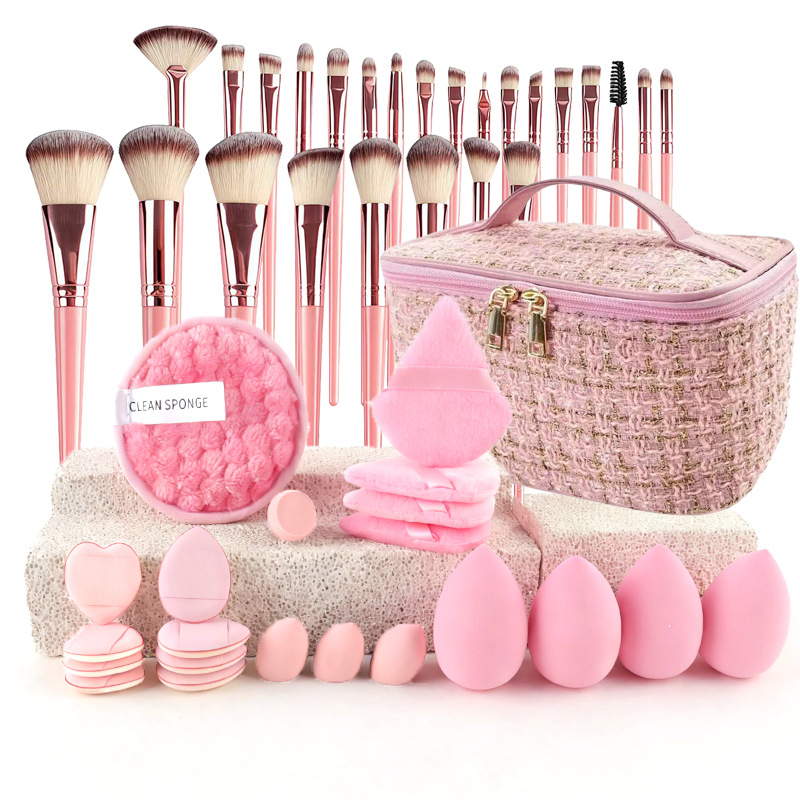 ชุดแปรงแต่งหน้าสไตล์หรูหรา ชุด - Beauty Makeup Brushes บทวิจารณ์และราคา