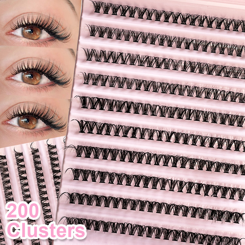ขนตาปลอมแบบช่อ 8-16 มม. 200 ชิ - Eyelash Extension บทวิจารณ์และราคา