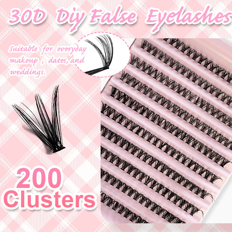 ขนตาปลอมแบบช่อ 8-16 มม. 200 ชิ - Eyelash Extension บทวิจารณ์และราคา
