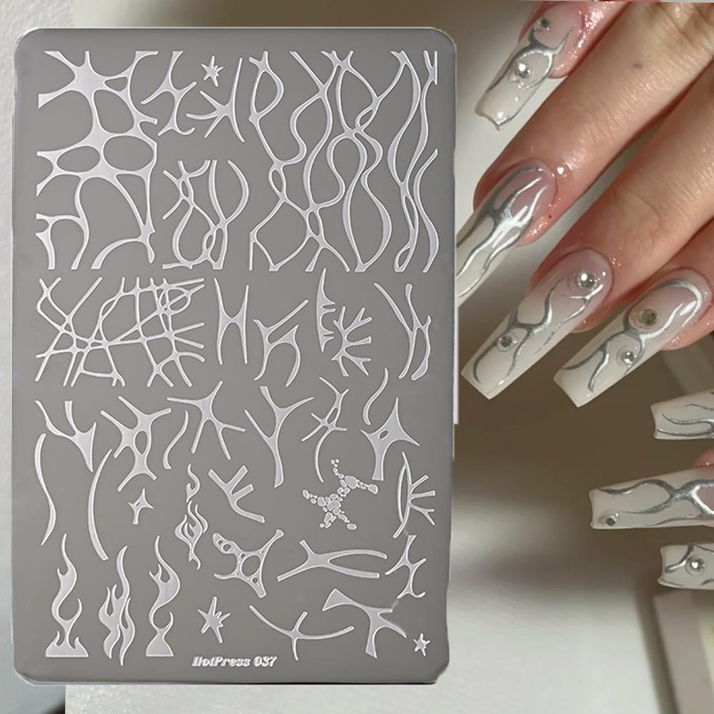 แผ่นปั๊มลายเล็บลายเสือดาวสุดเซ - Nail Art Stamping Kit บทวิจารณ์และราคา