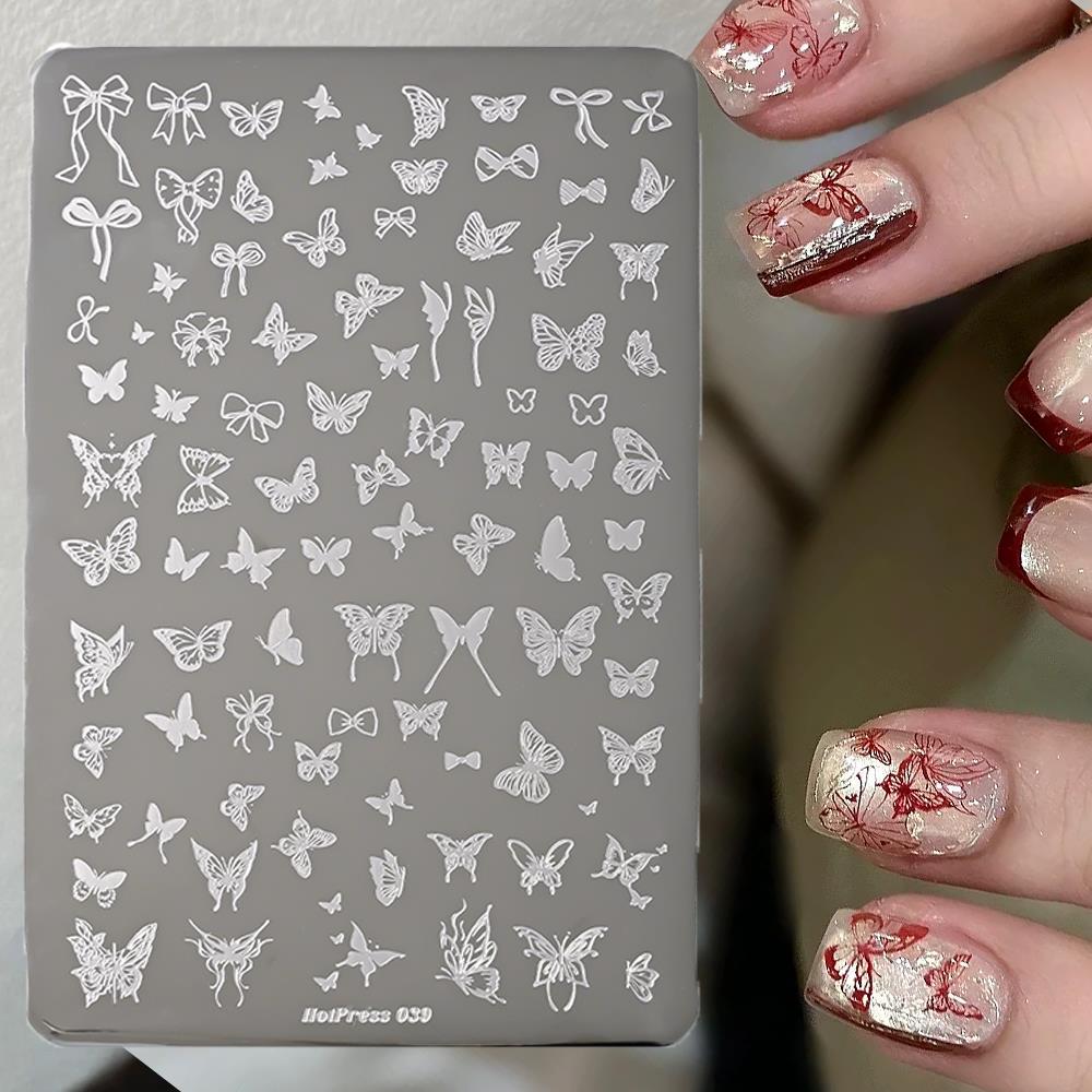 แผ่นปั๊มลายเล็บลายเสือดาวสุดเซ - Nail Art Stamping Kit บทวิจารณ์และราคา