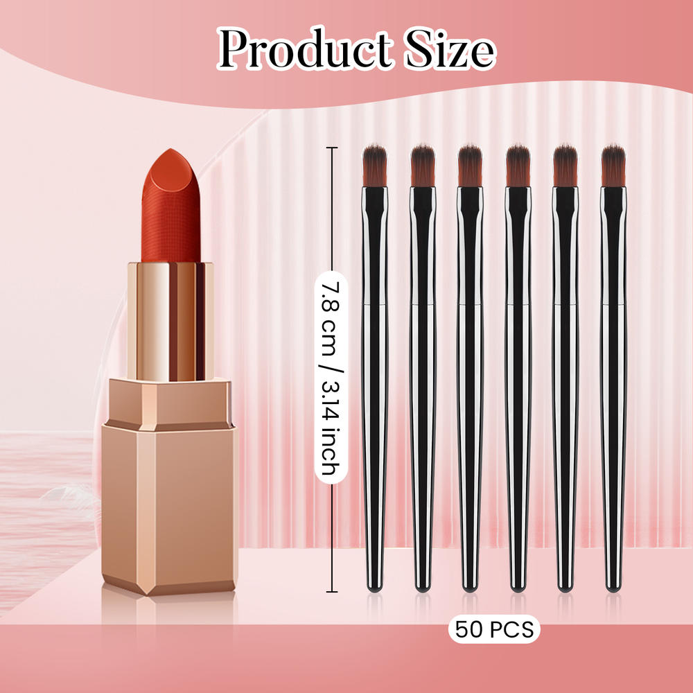 50/100 ชิ้นชุดแปรงทาปากแบบใช้แ - Beauty Makeup Tools บทวิจารณ์และราคา