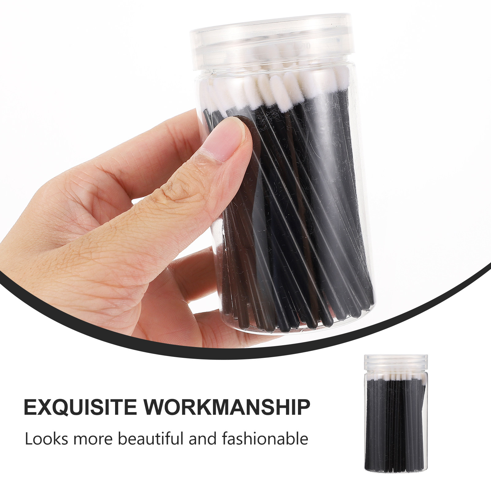 แปรงทาปากแบบใช้แล้วทิ้ง 100 ชิ - Beauty Makeup Brushes บทวิจารณ์และราคา