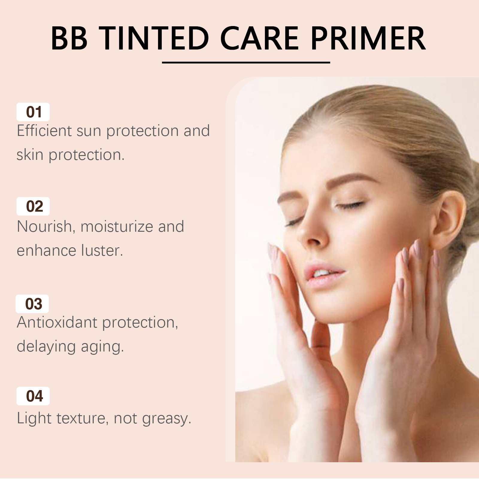บีบีครีมปกป้องผิว - ปกปิดจุดด่ - Bb Cream Tinted บทวิจารณ์และราคา