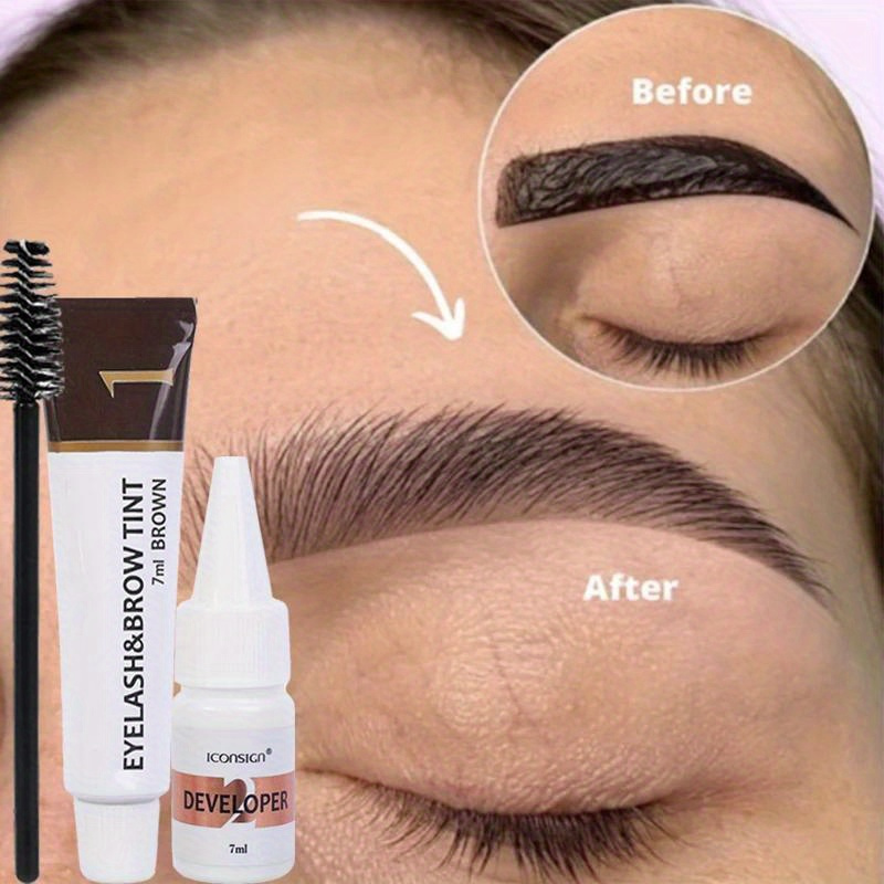 ชุดย้อมสีขนตาและคิ้ว 2 in 1, เ - Bb Cream Tinted บทวิจารณ์และราคา