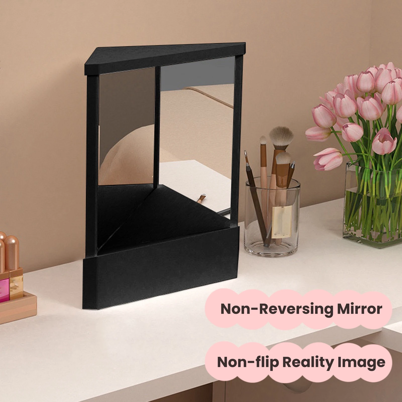 กระจกแต่งหน้าแบบไม่สะท้อนภาพกล - Beauty Real Makeup บทวิจารณ์และราคา