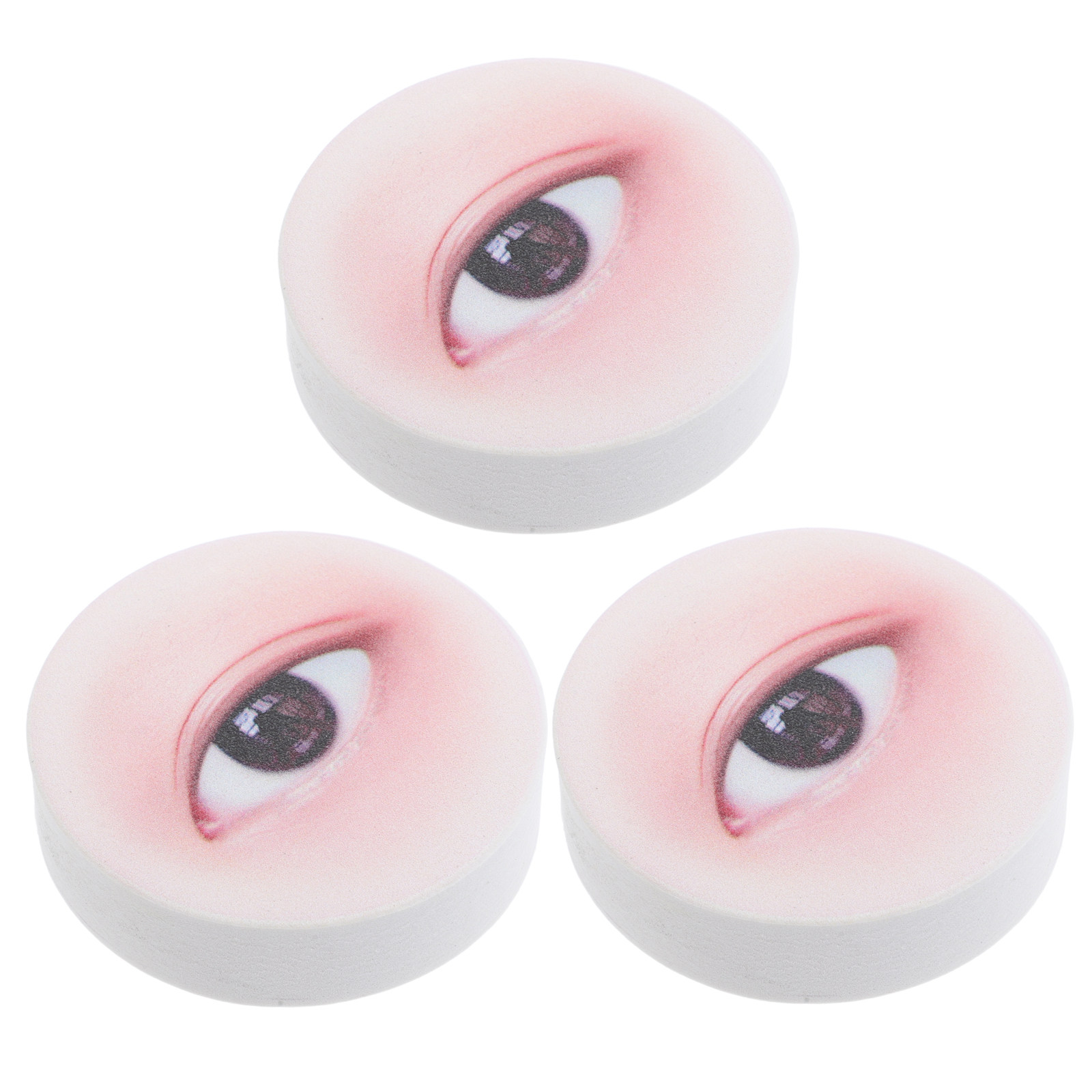 แผ่นฝึกต่อขนตา 3 ชิ้น สีดำ ชุด - Eyelash Extension บทวิจารณ์และราคา