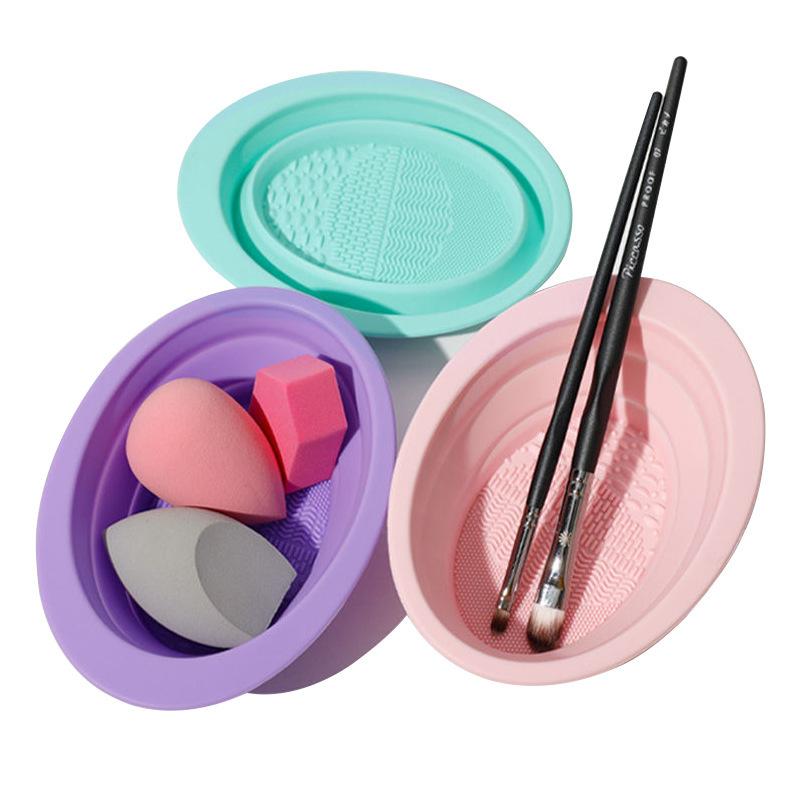 ที่ทำความสะอาดแปรงแต่งหน้าซิลิ - Beauty Makeup Brushes บทวิจารณ์และราคา